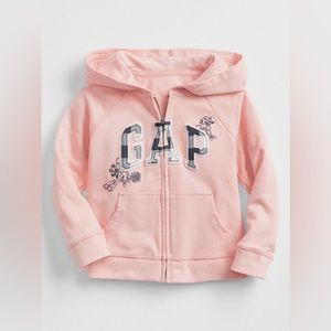 NWT GAP Print Logo Hoodie in French Terry